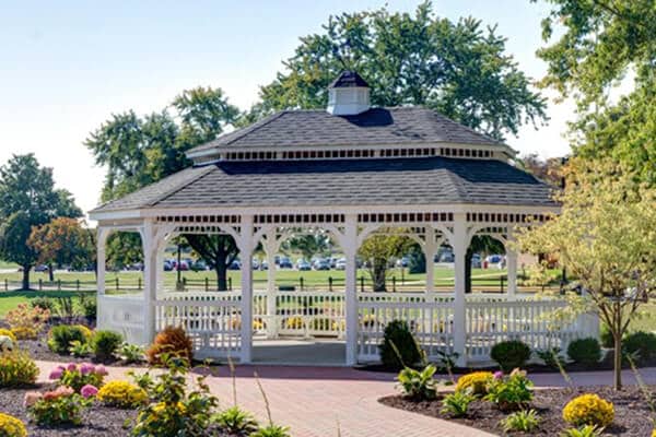 Oval Gazebo in a park
