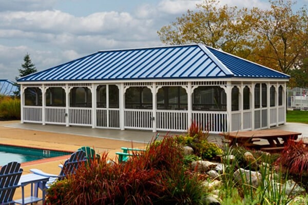 Large Rectangle Gazebo