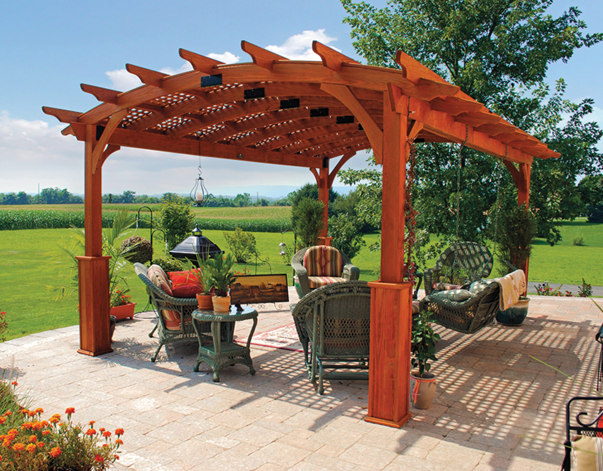 Pergolas for Sale | Shop Wind-Resistant Amish Pergolas in New Holland, PA -  Shop Amish Outdoor Gazebos, Pergola \u0026 Pavilion Kits - Country Lane Gazebos, image size:1920x1500