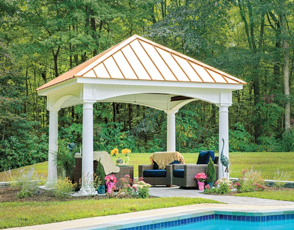 12' x 12' Hampton Vinyl Pavilion