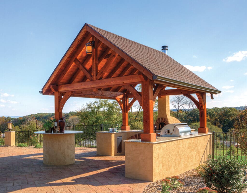 12' x 14' Alpine Cedar Pavilion