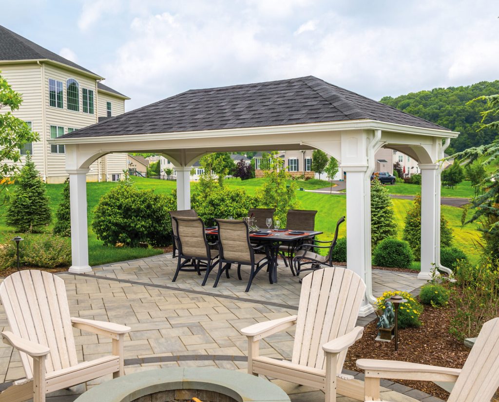 12' x 18' Traditional Vinyl Pavilion