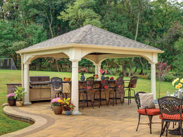 14' x 16' Alpine Cedar Pavilion | Premium Wood Outdoor Living