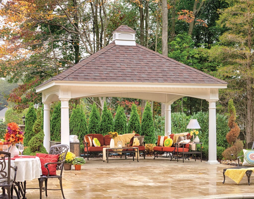 14' x 16' Hampton Vinyl Pavilion