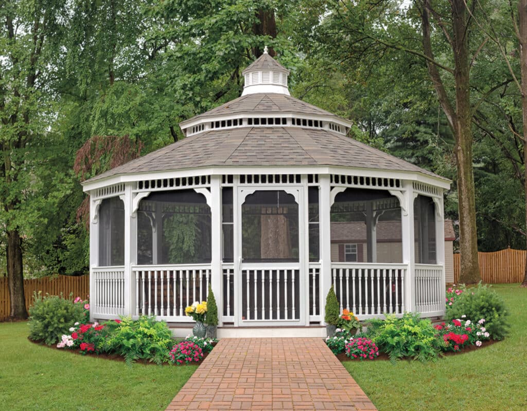 20' Vinyl Dodecagon Gazebo