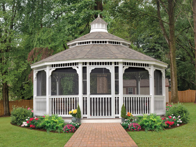 20' Vinyl Dodecagon Gazebo