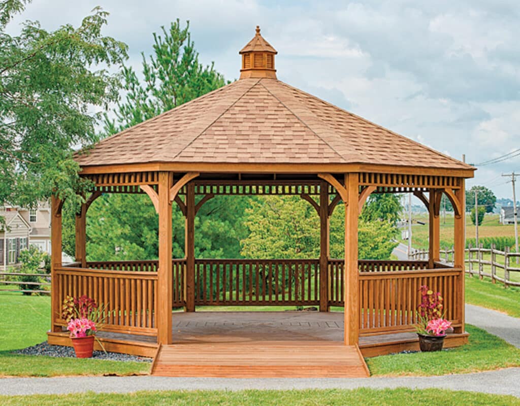 20' Octagon Wood Gazebo