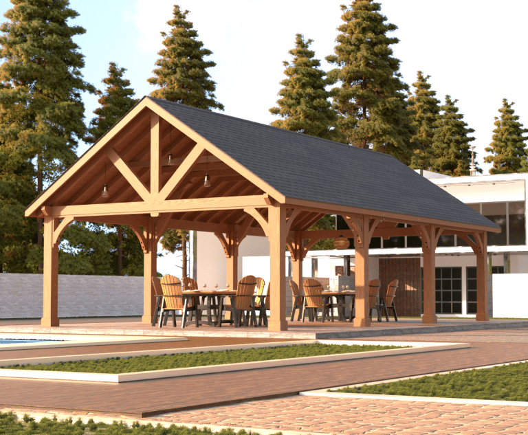 ALPINE 20X36 A Photo of a 20 x 36 Large Alpine Pavilion Commercial Sized