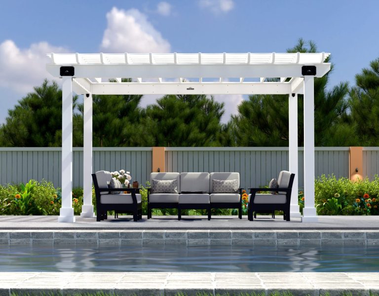pergolas gazebos pavilions Vinyl Holander 10x14 A copy