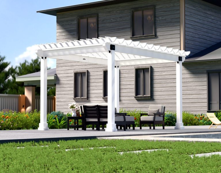 pergolas gazebos pavilions Vinyl Holander 10x14 C 1