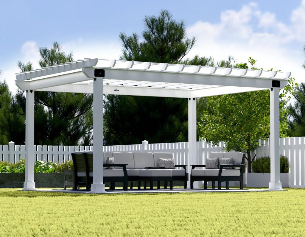 12' x 16' Hollander Wood Pergola w/ 6'' Higher Posts