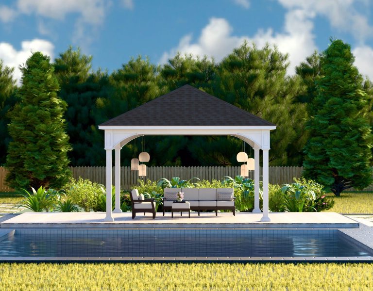 pergolas gazebos pavilions Traditional 16x16 A